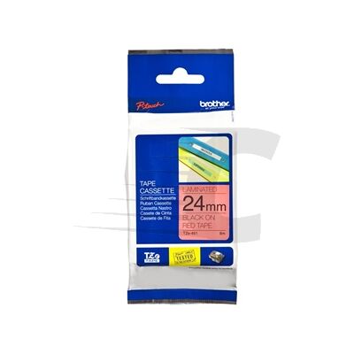 Brother TZe-451 fita 24mm texto preto sobre vermelho (8M) Brother TZe-451 fita 24mm texto preto sobre vermelho (8M)