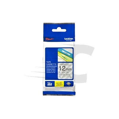 Brother TZe-131 fita 12mm texto preto sobre transparente (8M) Brother TZe-131 fita 12mm texto preto sobre transparente (8M)