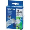 Brother HG-221 Alta qualidade fita 9mm texto preto sobre branco (8m)