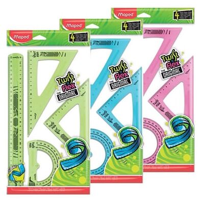 Kit Maxi Maped Twist'n Flex - Conjunto de Geometria - 4 Peças Kit Maxi Maped Twist'n Flex - Conjunto de Geometria - 4 Peças