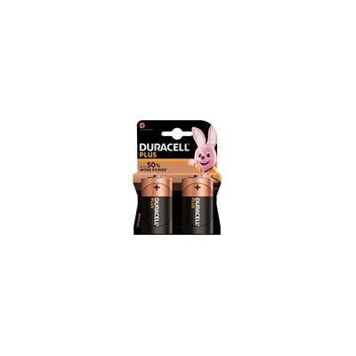 Duracell plus D/LR20/MN1300 Pilhas Alcalinas 2 unidades Duracell plus D/LR20/MN1300 Pilhas Alcalinas 2 unidades