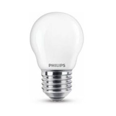 Philips lâmpada LED E27 fosca luz neutra 4.3W 40W Philips lâmpada LED E27 fosca luz neutra 4.3W 40W