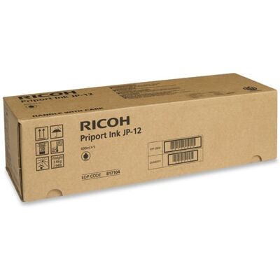 Ricoh type JP12 tinta preta 5 unidades Ricoh type JP12 tinta preta 5 unidades