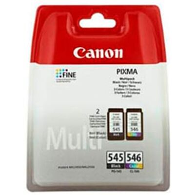Canon PG-545 + CL-546 pack tinteiros (8287B005) Canon PG-545 + CL-546 pack tinteiros (8287B005)