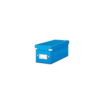 Leitz 6041 WOW Caixa de Armazenamento CDs Azul Metálico Para 30 CDs Leitz 6041 WOW Caixa de Armazenamento CDs Azul Metálico Para 30 CDs
