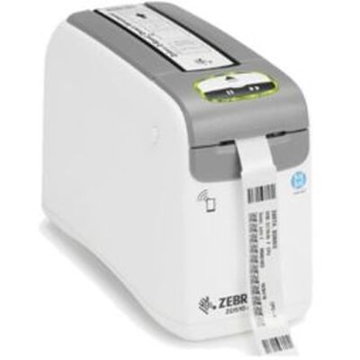 Zebra ZD510 Impressora térmica direta de etiquetas para pulseiras com USB e Ethernet Zebra ZD510 Impressora térmica direta de etiquetas para pulseiras com USB e Ethernet