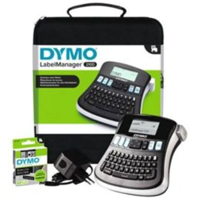 Dymo LabelManager 210D Sistema de rotulação com mala (QWERTY) Dymo LabelManager 210D Sistema de rotulação com mala (QWERTY)