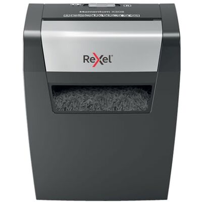 REXEL Destruidora de papel Momentum X308 Trituradora de papel em tiras REXEL Destruidora de papel Momentum X308 Trituradora de papel em tiras