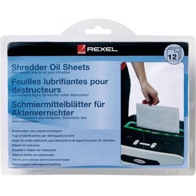 REXEL folhas lubrificantes 12 unidades REXEL folhas lubrificantes 12 unidades