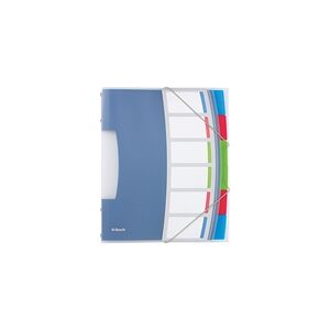 Esselte Pasta classificadora 6 separadores Exelte Vivida Várias Cores A4 Esselte Pasta classificadora 6 separadores Exelte Vivida Várias Cores A4