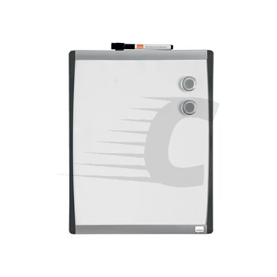 Nobo Quadro branco com moldura curva 35,5 x 28 cm branco Nobo Quadro branco com moldura curva 35,5 x 28 cm branco