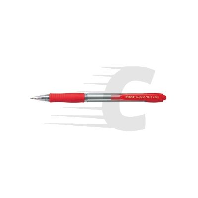 Pilot Caneta Supergrip Vermelha Retrátil 0.4mm Pilot Caneta Supergrip Vermelha Retrátil 0.4mm