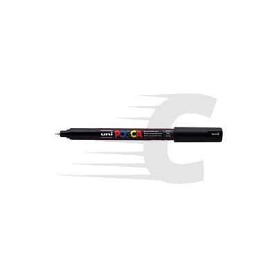Posca Marcador PC-1MR Ponta Redonda 0,7 mm Preto Posca Marcador PC-1MR Ponta Redonda 0,7 mm Preto