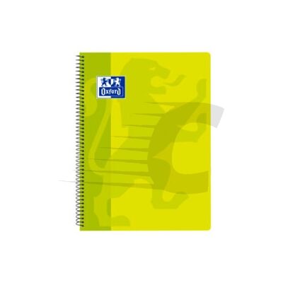 Oxford Caderno Espiral Quadricula 4mm Capa Polipropileno Lima Oxford Caderno Espiral Quadricula 4mm Capa Polipropileno Lima