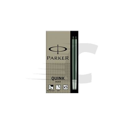 Parker Recarga Caneta de aparo Preto 5 unidades Parker Recarga Caneta de aparo Preto 5 unidades