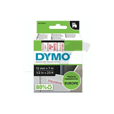 Dymo 45015 fita vermelho-branco 12 mm(7m) Dymo 45015 fita vermelho-branco 12 mm(7m)