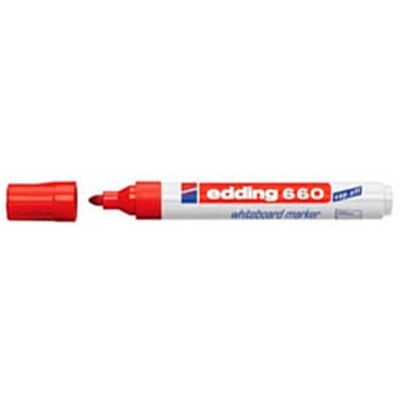 EDDING Marcador Quadro Branco 660 Ponta redonda 1.5-3mm Vermelho EDDING Marcador Quadro Branco 660 Ponta redonda 1.5-3mm Vermelho