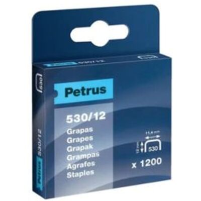 Petrus Agrafos 530/12 Revestidos a cobre 1.200 unidades Petrus Agrafos 530/12 Revestidos a cobre 1.200 unidades
