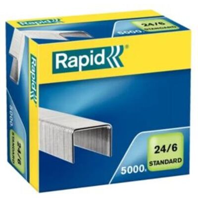 Rapid Agrafos Strong 24/6 mm 5.000 unidades Rapid Agrafos Strong 24/6 mm 5.000 unidades