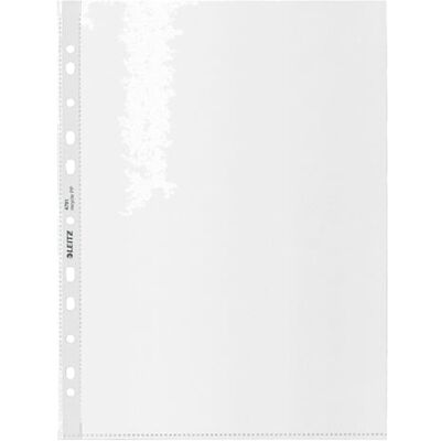 Leitz Micas transparentes 11 furos A4 100 microns 25 pcs. Leitz Micas transparentes 11 furos A4 100 microns 25 pcs.