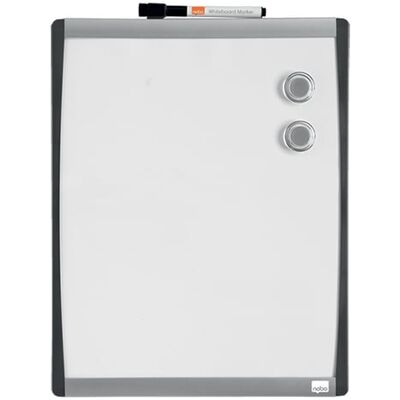 Nobo Quadro branco com moldura curva 35,5 x 28 cm branco Nobo Quadro branco com moldura curva 35,5 x 28 cm branco