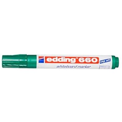 EDDING Marcador Quadro Branco 660 Ponta redonda 1.5-3mm Verde EDDING Marcador Quadro Branco 660 Ponta redonda 1.5-3mm Verde
