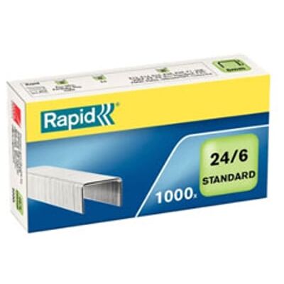 Rapid Agrafos Galvanizados 24/6 1.000 u. Rapid Agrafos Galvanizados 24/6 1.000 u.
