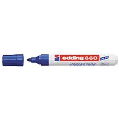 EDDING Marcador Quadro Branco 660 Ponta redonda 1.5-3mm Azul EDDING Marcador Quadro Branco 660 Ponta redonda 1.5-3mm Azul