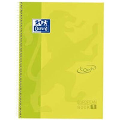 Oxford Caderno Espiral Quadricula 5mm Capa Extradura Verde-limão Oxford Caderno Espiral Quadricula 5mm Capa Extradura Verde-limão