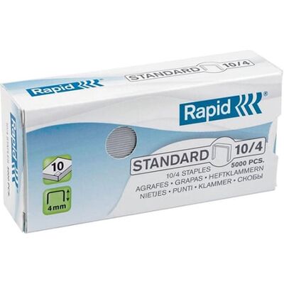 Rapid Agrafos Galvanizados 10/4 5.000 u. Rapid Agrafos Galvanizados 10/4 5.000 u.