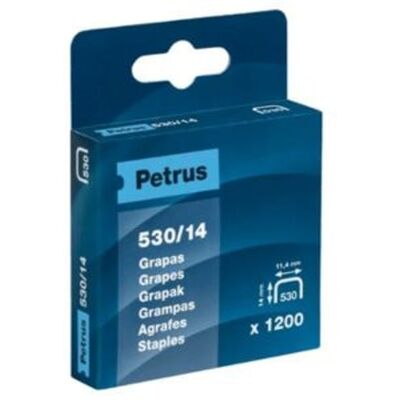 Petrus Agrafos 530/14 Revestidos a cobre 1.200 unidades Petrus Agrafos 530/14 Revestidos a cobre 1.200 unidades