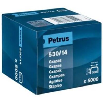 Petrus Agrafos 530/14 Revestidos a cobre 5.000 unidades Petrus Agrafos 530/14 Revestidos a cobre 5.000 unidades