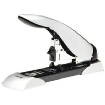 REXEL Gladiator Agrafador de alta resistência prateado e preto REXEL Gladiator Agrafador de alta resistência prateado e preto