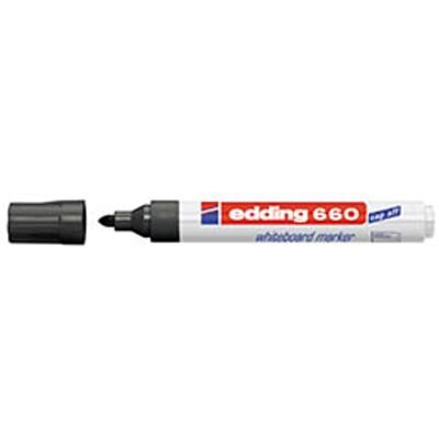 EDDING Marcador Quadro Branco 660 Ponta redonda 1.5-3mm Preto EDDING Marcador Quadro Branco 660 Ponta redonda 1.5-3mm Preto