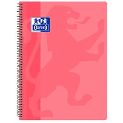 Oxford Caderno Espiral Quadricula 4mm Capa Polipropileno Rosa Oxford Caderno Espiral Quadricula 4mm Capa Polipropileno Rosa