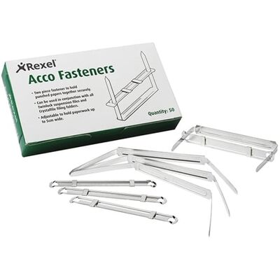 REXEL Ferragem Arquivo 80x50mm 50 Unidades REXEL Ferragem Arquivo 80x50mm 50 Unidades