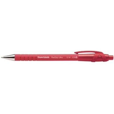 Paper Mate Caneta Papermate Flexgrip Ultra Vermelha Retrátil 1mm Paper Mate Caneta Papermate Flexgrip Ultra Vermelha Retrátil 1mm