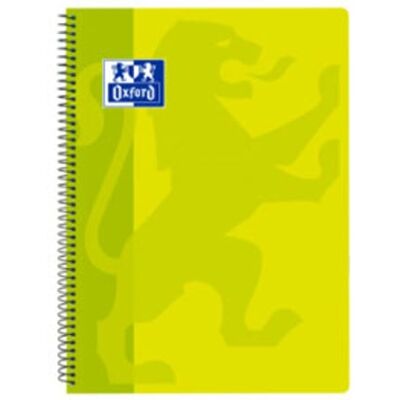 Oxford Caderno Espiral Quadricula 4mm Capa Polipropileno Lima Oxford Caderno Espiral Quadricula 4mm Capa Polipropileno Lima