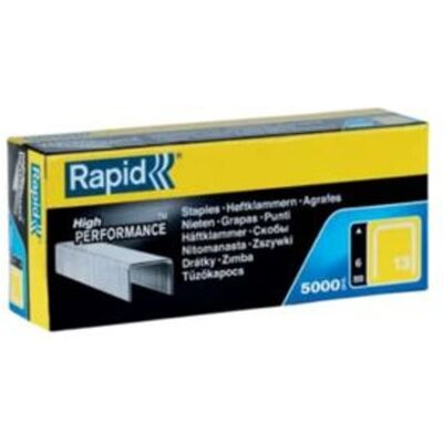 Rapid Agrafos finos galvanizados 13/6 mm 5000 unidades Rapid Agrafos finos galvanizados 13/6 mm 5000 unidades