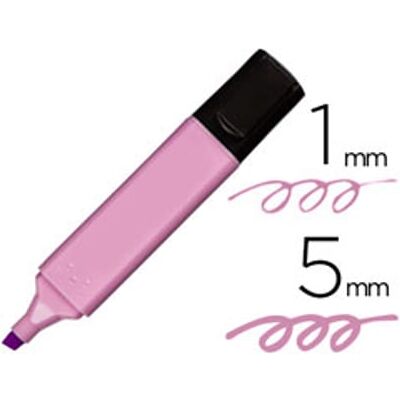 WHITE LABEL Marcadores Pastel Ponta fina 5mm Lilás WHITE LABEL Marcadores Pastel Ponta fina 5mm Lilás