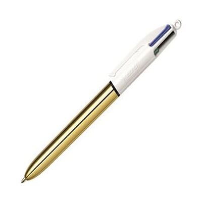 BIC Caneta 4 cores Retráctil 0.4mm Rosa ouro BIC Caneta 4 cores Retráctil 0.4mm Rosa ouro