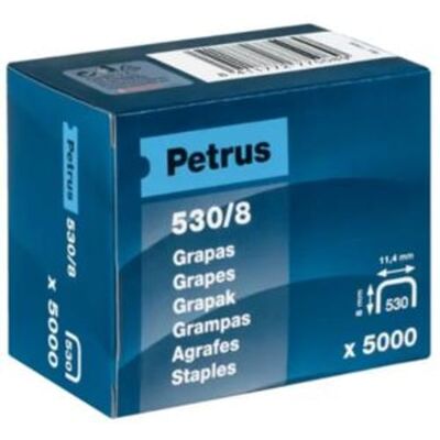 Petrus Agrafos 530/8 Revestidos a cobre 5.000 unidades Petrus Agrafos 530/8 Revestidos a cobre 5.000 unidades