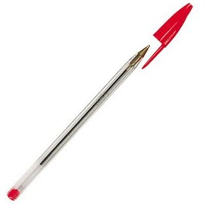 BIC Caneta vermelha ( Cristal 1mm) BIC Caneta vermelha ( Cristal 1mm)
