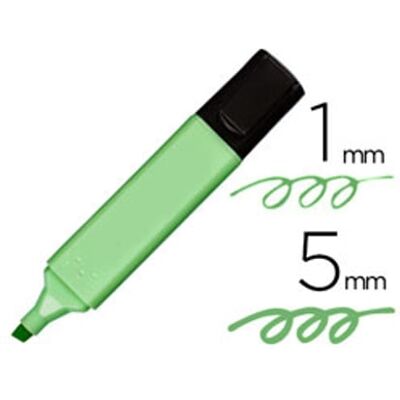 WHITE LABEL Marcadores Pastel Ponta fina 5mm Verde WHITE LABEL Marcadores Pastel Ponta fina 5mm Verde