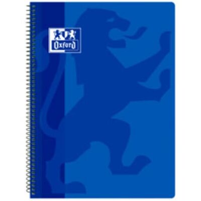 Oxford Caderno Espiral Quadricula 4mm Capa Polipropileno Azul Oxford Caderno Espiral Quadricula 4mm Capa Polipropileno Azul
