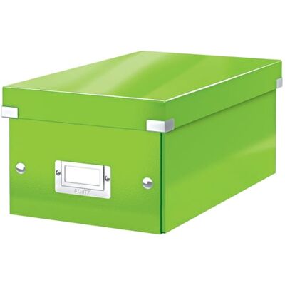 Leitz 6042 WOW Caixa de Armazemento DVDs Verde Para 20 DVDs Leitz 6042 WOW Caixa de Armazemento DVDs Verde Para 20 DVDs
