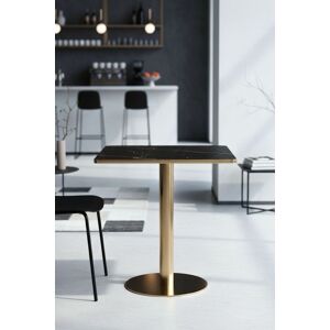 Presentes Miguel Mesa Firro Quadrada 70cm Dourada - Preto Presentes Miguel Mesa Firro Quadrada 70cm Dourada - Preto