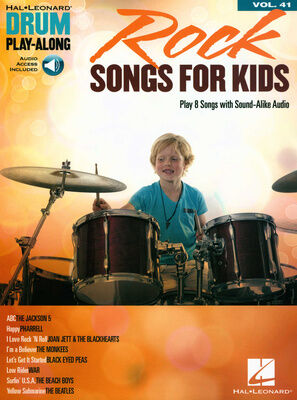 Hal Leonard Drum Play-Along: Rock f.Kids