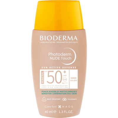Bioderma Photoderm Nude Touch SPF50+ (40ml) - Dourado Bioderma Photoderm Nude Touch SPF50+ (40ml) - Dourado