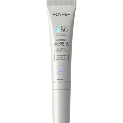 Babé Color Fit Concealer Fotoprotetor Cor FPS50 Contorno de Olhos 12ml Babé Color Fit Concealer Fotoprotetor Cor FPS50 Contorno de Olhos 12ml